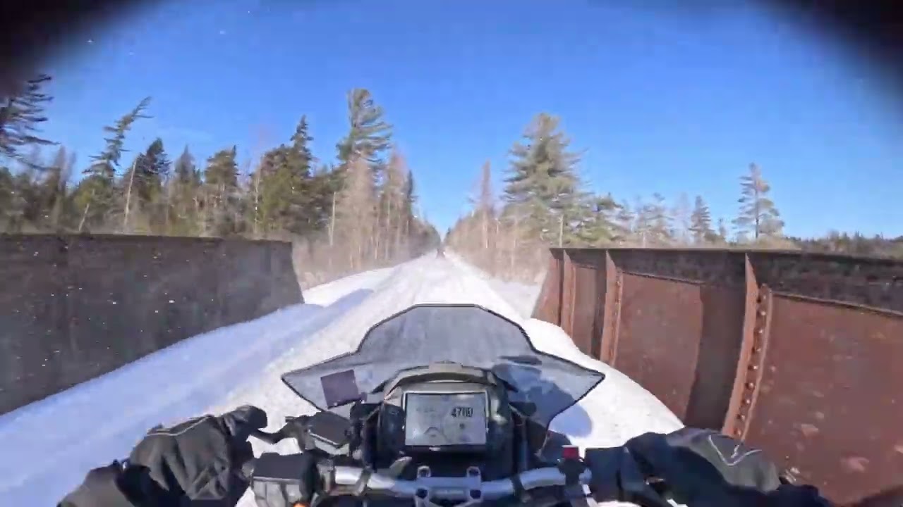 Continuing footage of the tracks to childwold