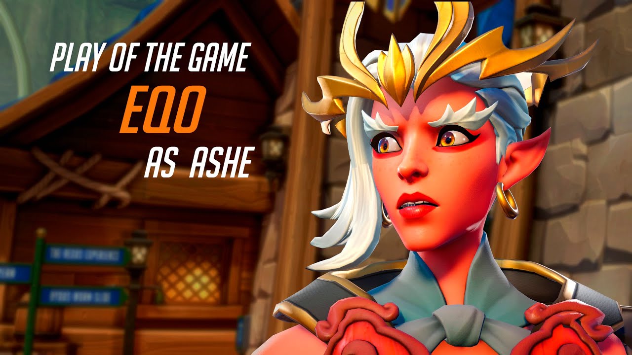 WHAT PRO ASHE LOOKS LIKE - EQO! POTG! [ OVERWATCH 2 SEASON 4 TOP 500 ]