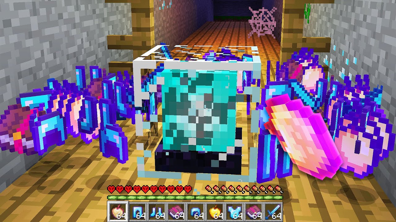 Minecraft UHC but everything drops RANDOM ITEMS...