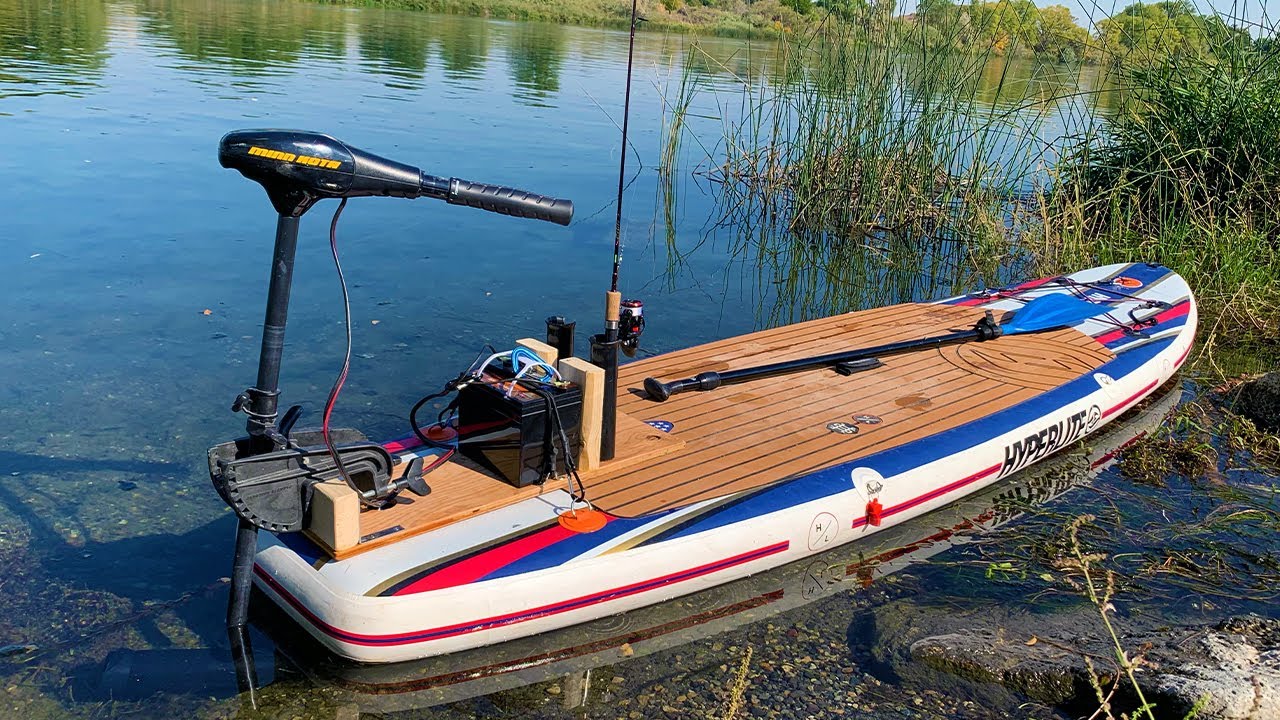 SUP Motorized Inflatable Paddle Board!