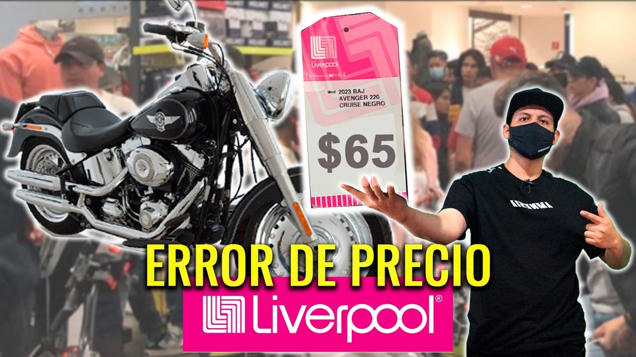 Ошибка в цене в LIVERPOOL - MOTORCYCLES по цене 65 долларов