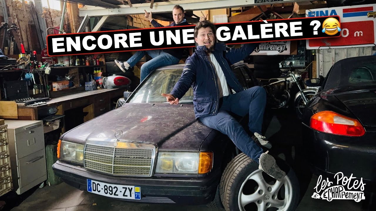 On Redémarre une MERCEDES W201... et Ça Se Passe (Étonnamment) Mieux Que la Boxster ! 😂