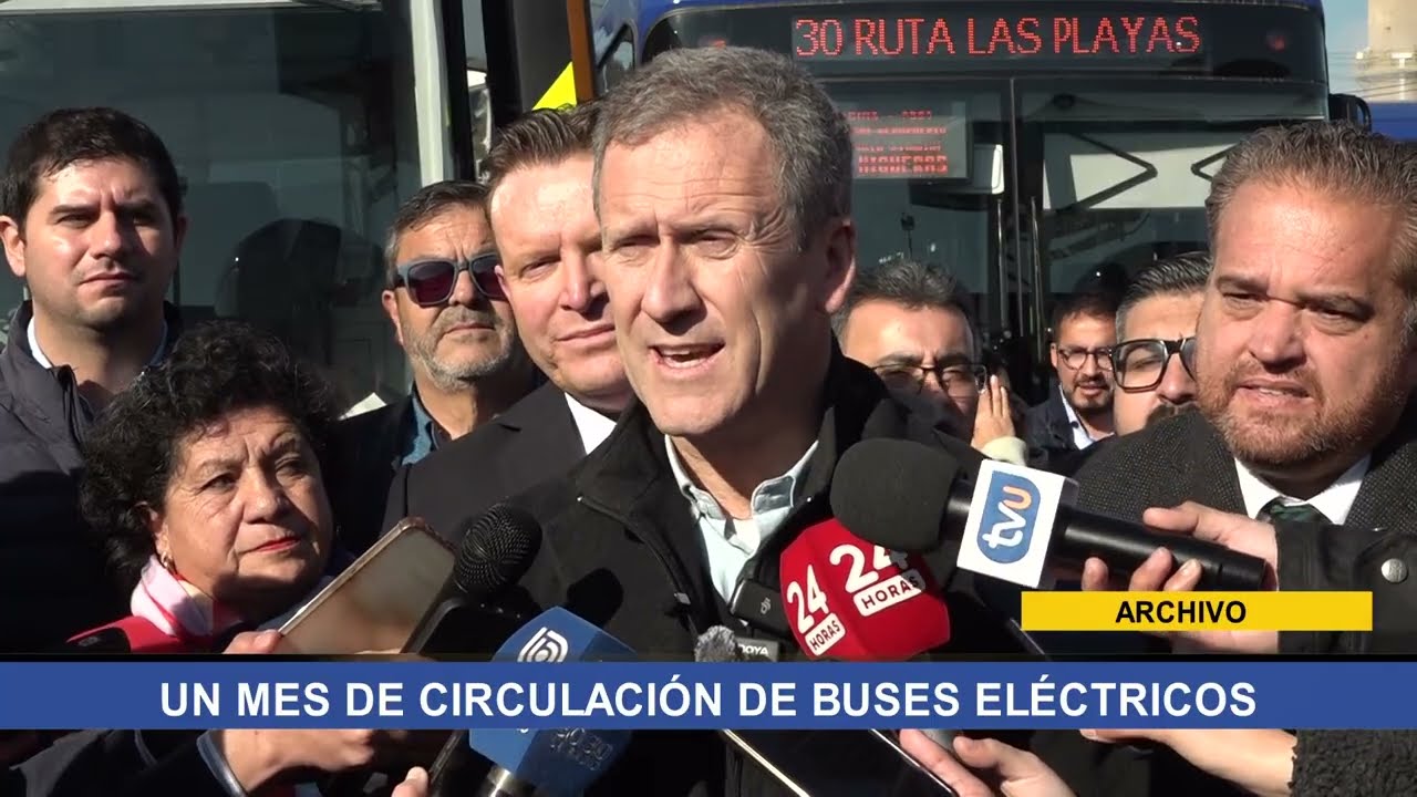 Más de 100 mil pasajeros viajaron en buses eléctricos en su primer mes en el Gran Concepción