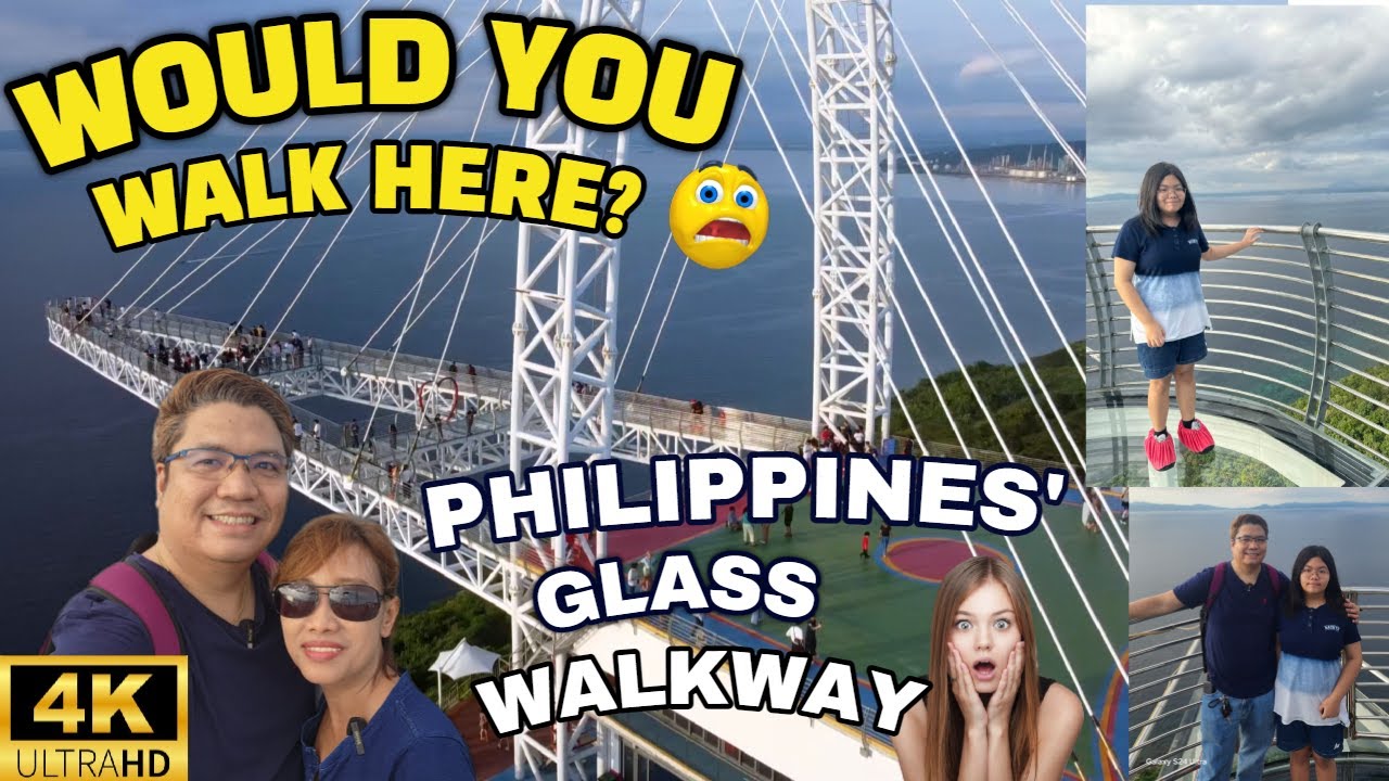 Walking on Glass Above the Ocean 😱🇵🇭 I Almost Turned Back.. 😱| Philippines Glass Walk (Part 1 of 2)