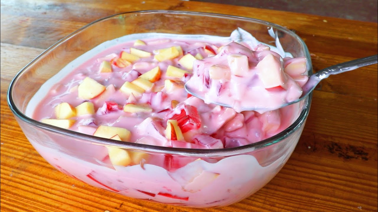 Exquisito postre de manzana 🍎 3 INGREDIENTES/ postre rápido y fácil