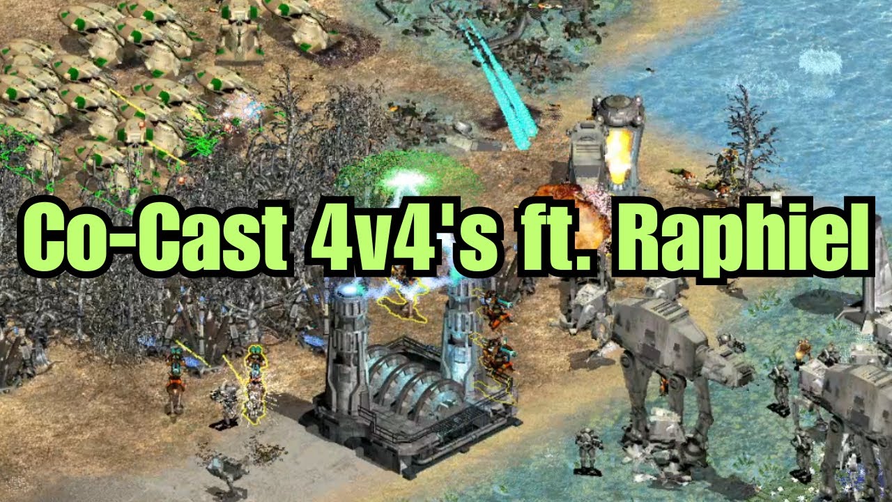Co-Cast with Raphiel  - Two 4v4s - Rare Llama Sighting - SWGB - EF