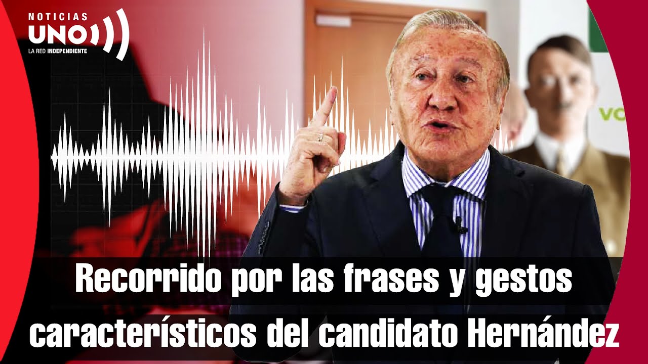 Recorrido por las frases y gestos característicos del candidato Hernández