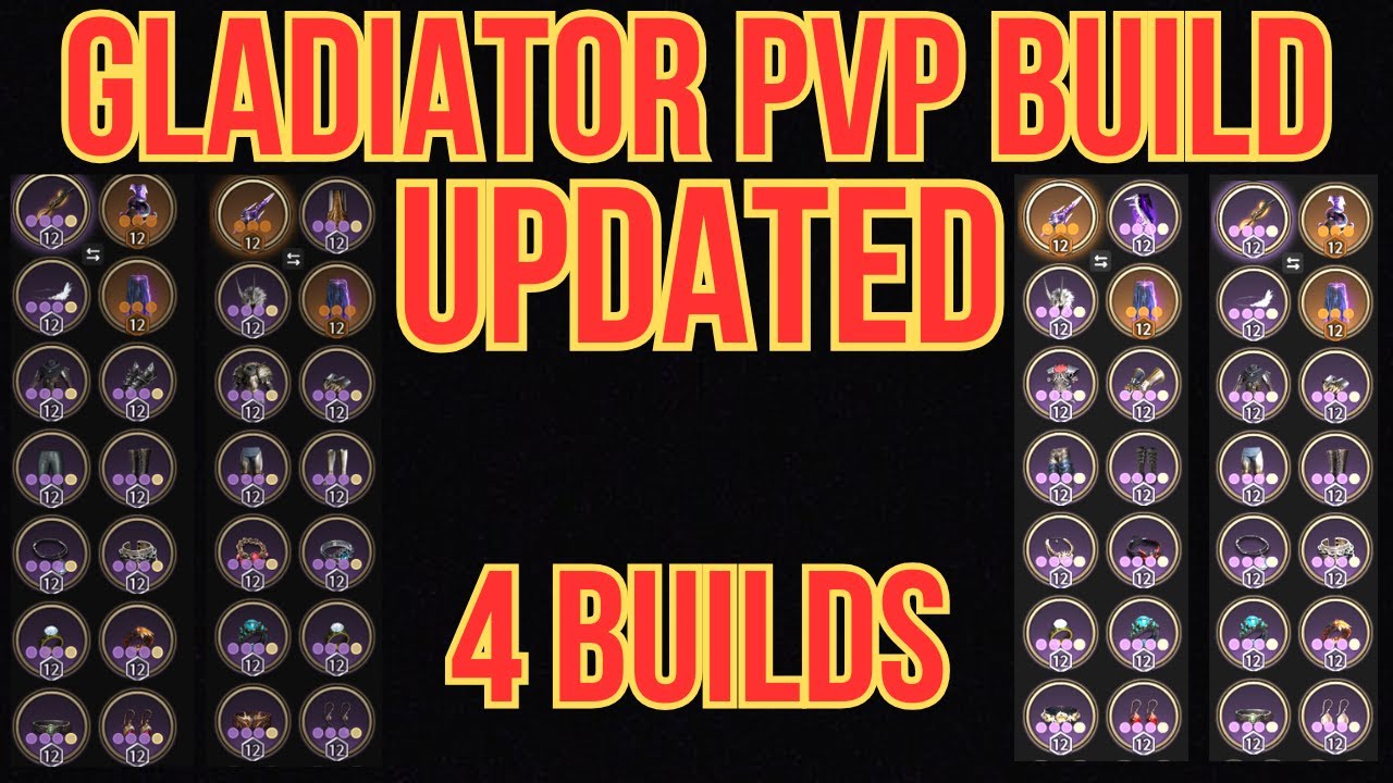 ОБНОВЛЕНО: Гладиатор PVP-сборка Легендарный двуручный меч Копье — Трон и свобода