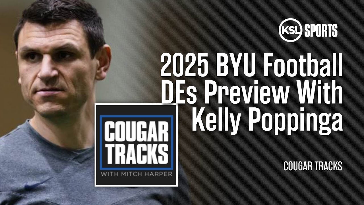 BYU Football Interview With DEs Coach Kelly Poppinga
