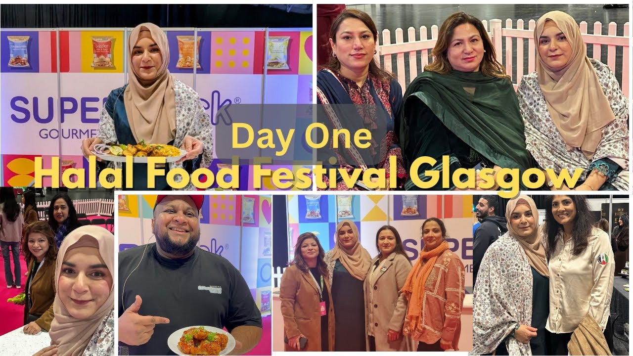 Halal food festival  Glasgow! @Pulwashag @Thecheezyfamily @aleena.b01 
