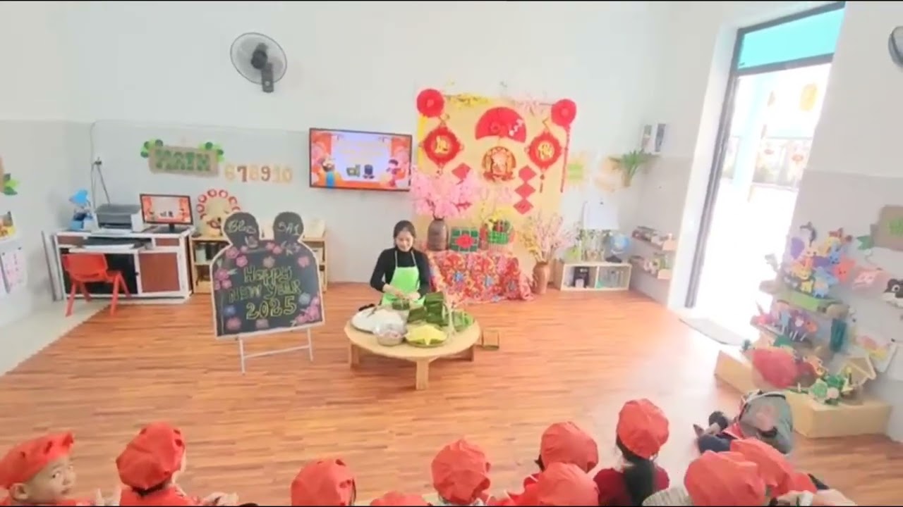 Học chủ đề Tết Thanh Hà mầm non 5 tuổi