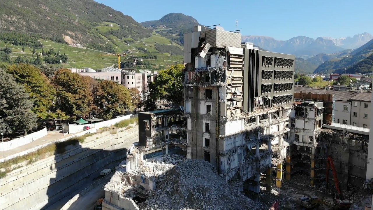 Cantiere Waltherpark, Bolzano, 17 ottobre 2021