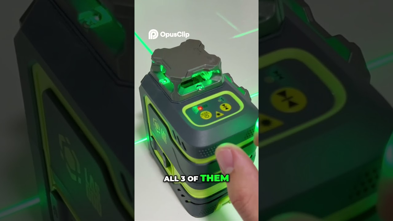 LasGoo LG-3D Laser Level Review &ndash; 3&times;360&deg; Green Beam Precision! #amazonfinds #shorts