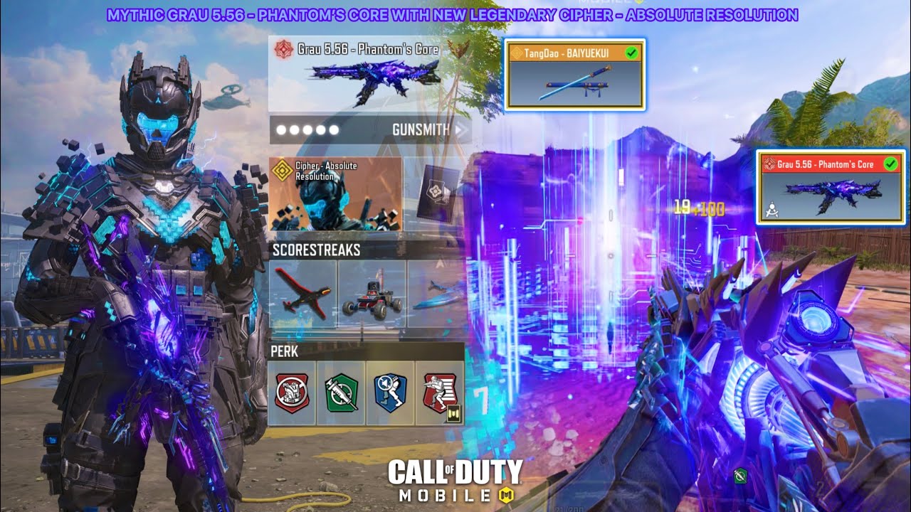 Mythic Grau 5.56 fits perfectly with New Legendary Cipher to drop an insane CODM SND, TDM & HP Clips