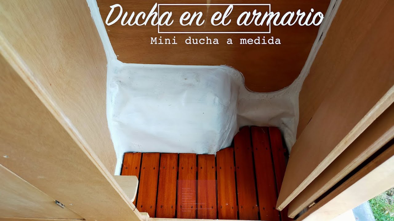 Por fin! Ducha camper en la furgo Gran volumen!