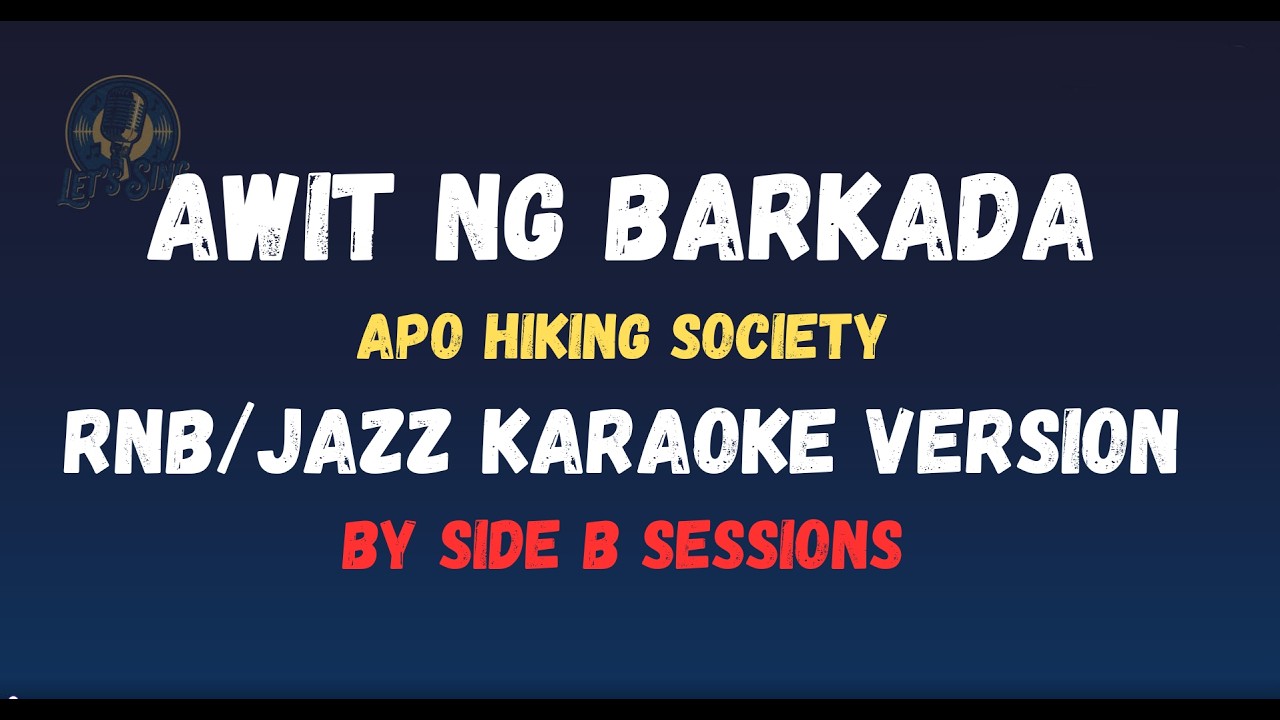Awit ng barkada   Side B  RNB/JAZZ KARAOKE