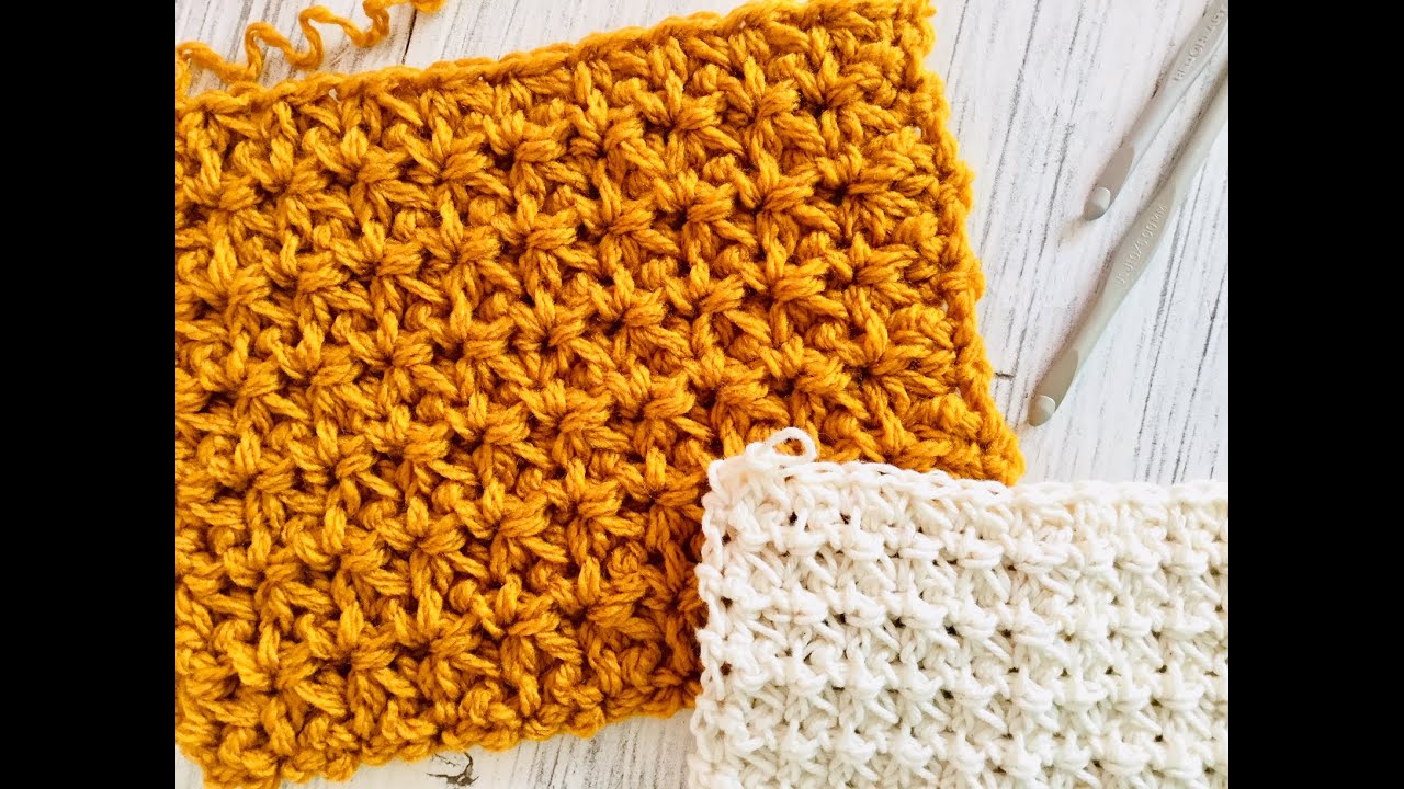 Puntada a crochet fácil y rápida: Punto Trinidad