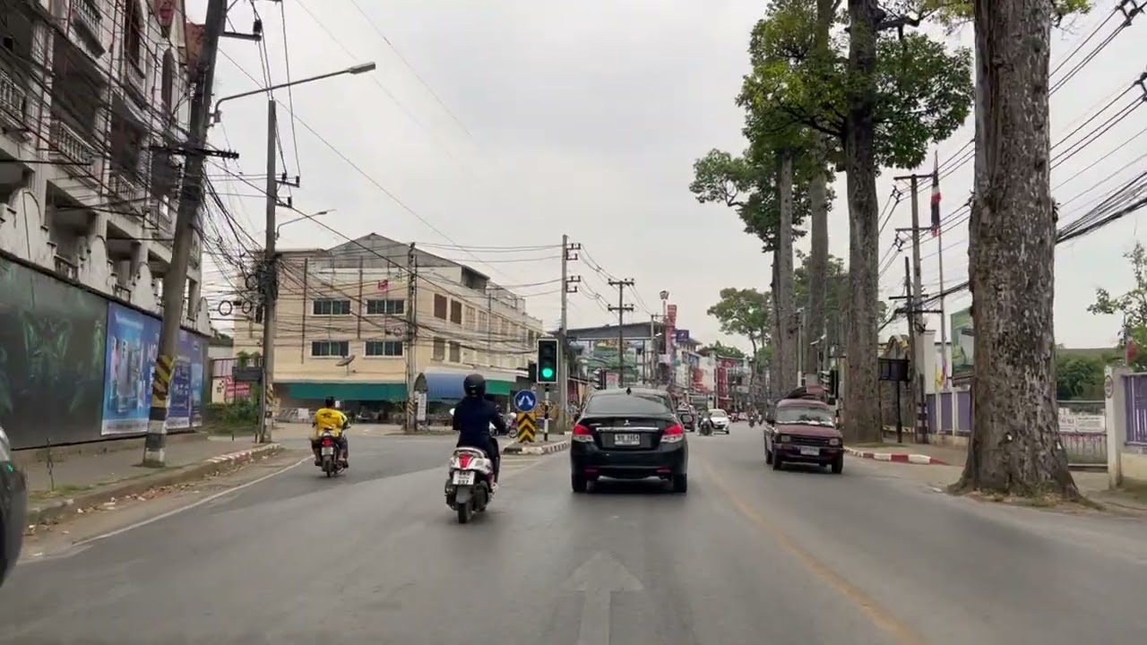ถนน 106 ในเมืองเชียงใหม่ จากแยกหนองหอย ถึง แยกสะพานนวรัฐ