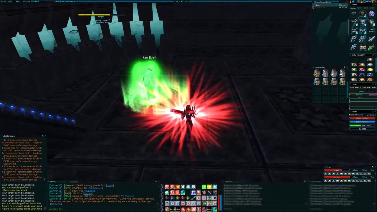 Anarchy Online Technomaster Sinuh (Mitaar Hero) Solo