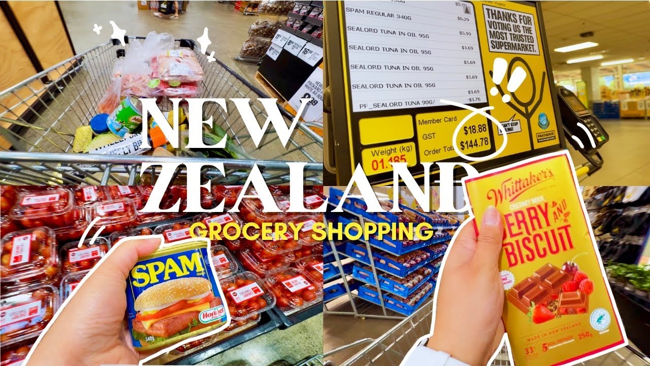 Grocery shopping in New Zealand | realistic grocery shopping | Paknsave