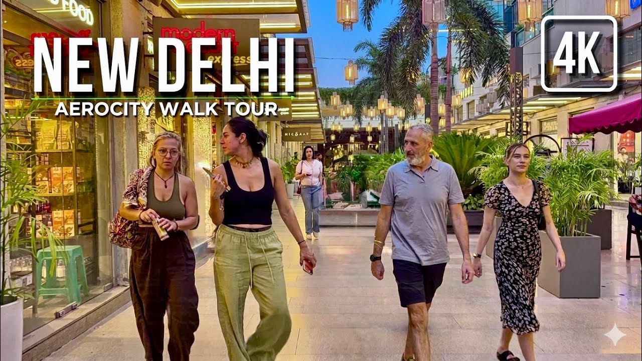 4K🇮🇳Walking the UNSEEN/Unbelievable Delhi: Worldclass Infrastructure Aerocity-Worldmark