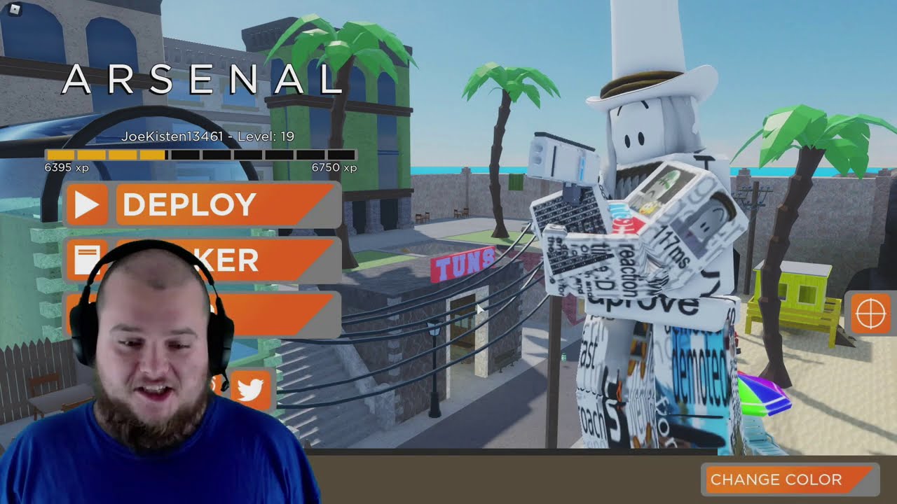 Hacker Has Dev Skins..? (Roblox Arsenal)