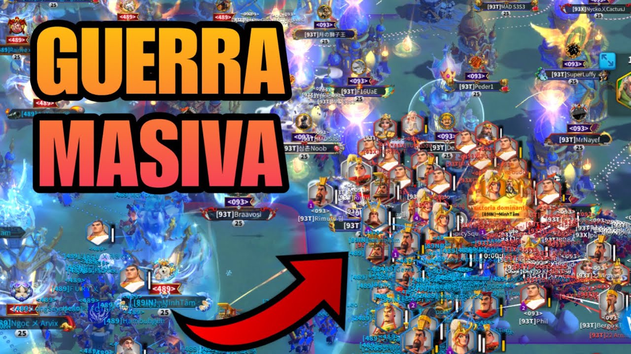 NADIE QUIERE CEDER NADA 1093 VS 2489 - Rise of Kingdoms