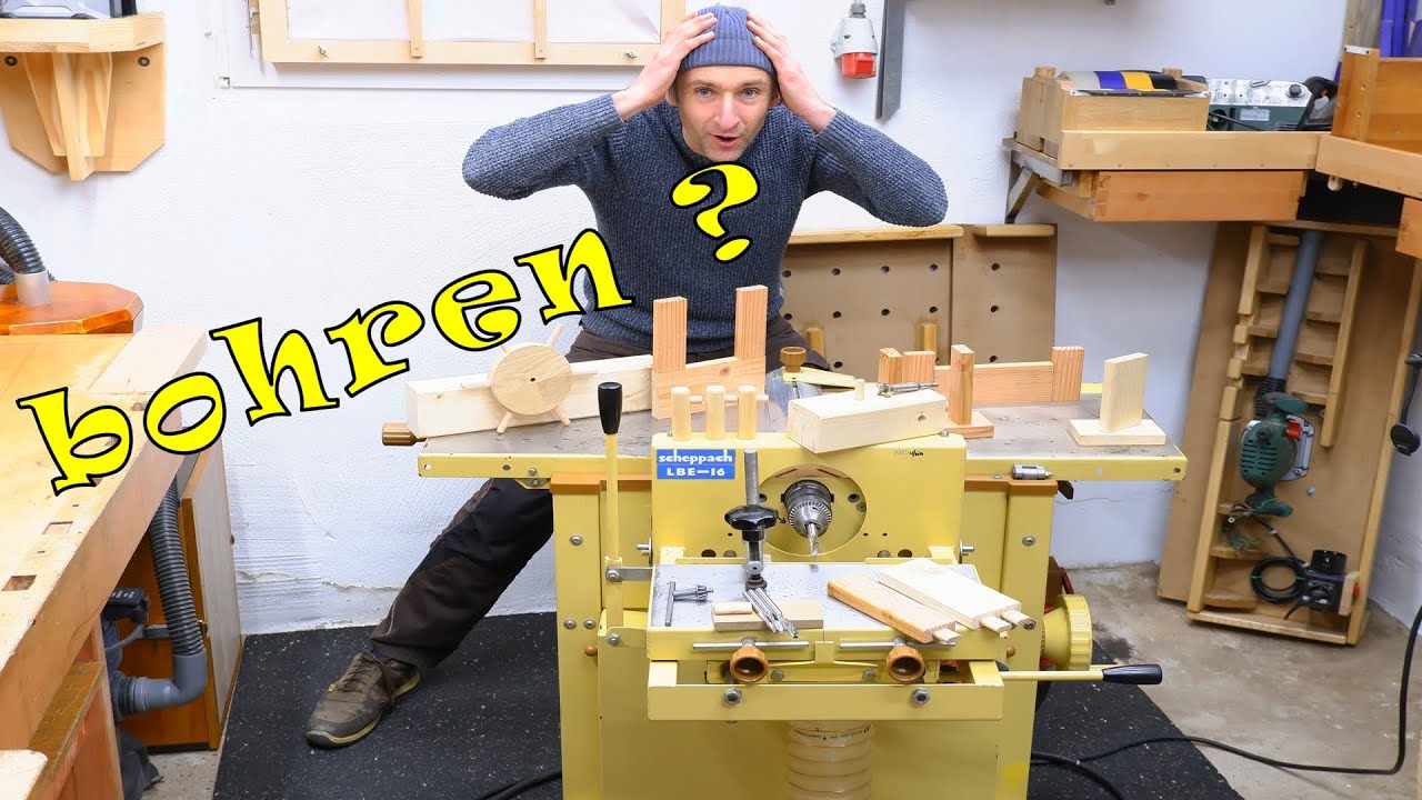 Scheppach Bohrvorrichtung LBE 16. Vergleichbar🔎 mit einer Festool Domino🤷?