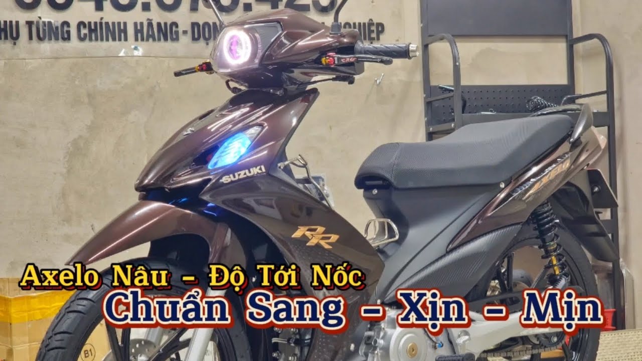 Suzuki Axelo125 Nâu Độ Chuẩn Sang - Xịn - Mịn, Rất Đáng Xem - ATĐSZK 0945.675.425