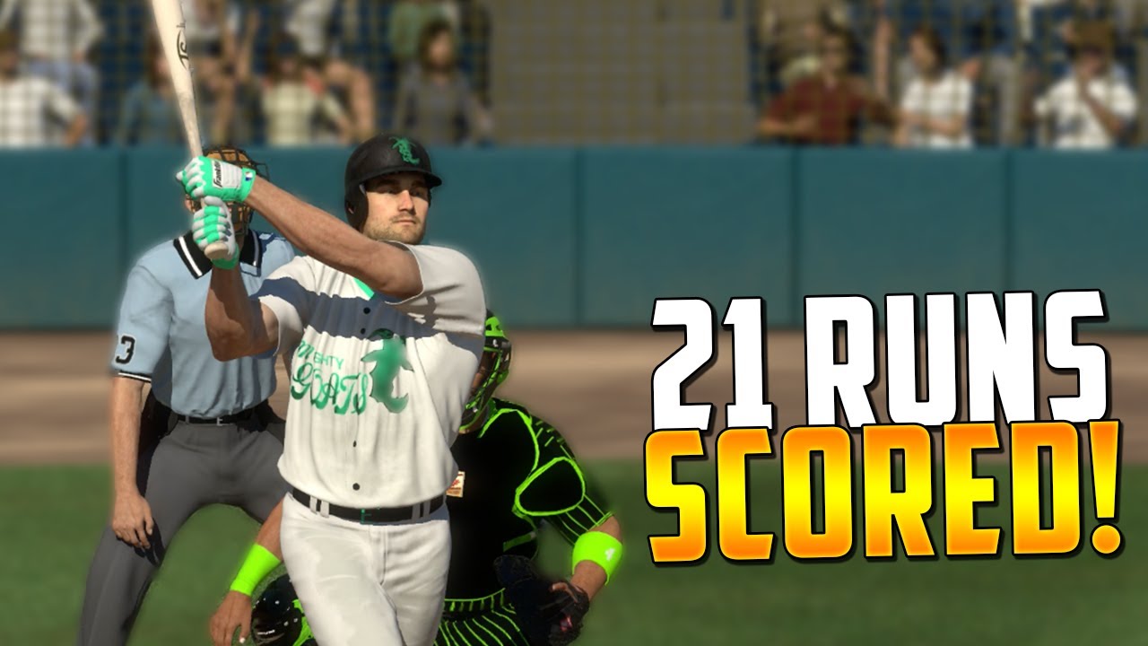 ABSOLUTELY INSANE 21 RUN GAME! MLB The Show 17 | Diamond Dynasty Ranked Seasons