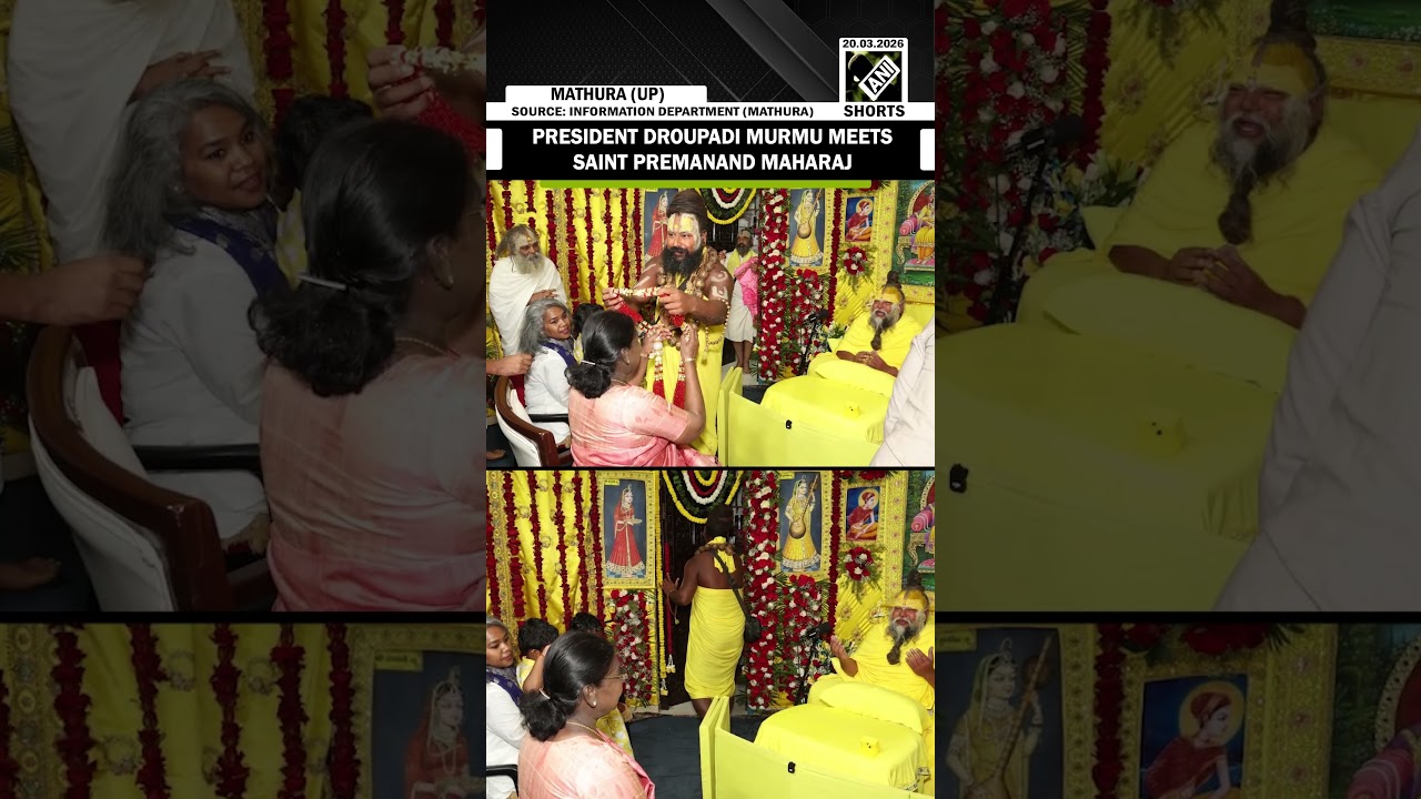 President Droupadi Murmu Meets Saint Premanand Maharaj, Engages in Deep Discussion on Spirituality