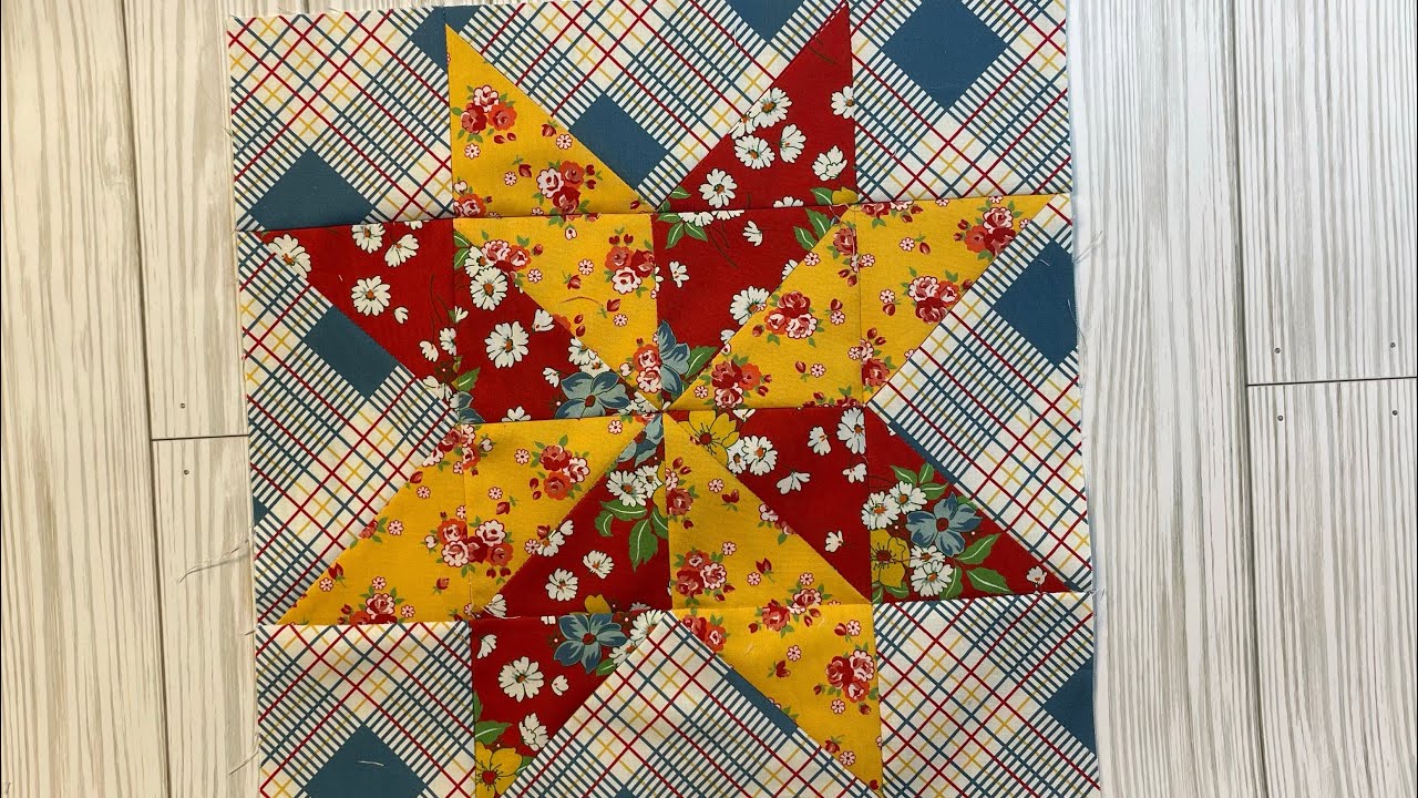 Diamond star quilt block tutorial easy quilt block
