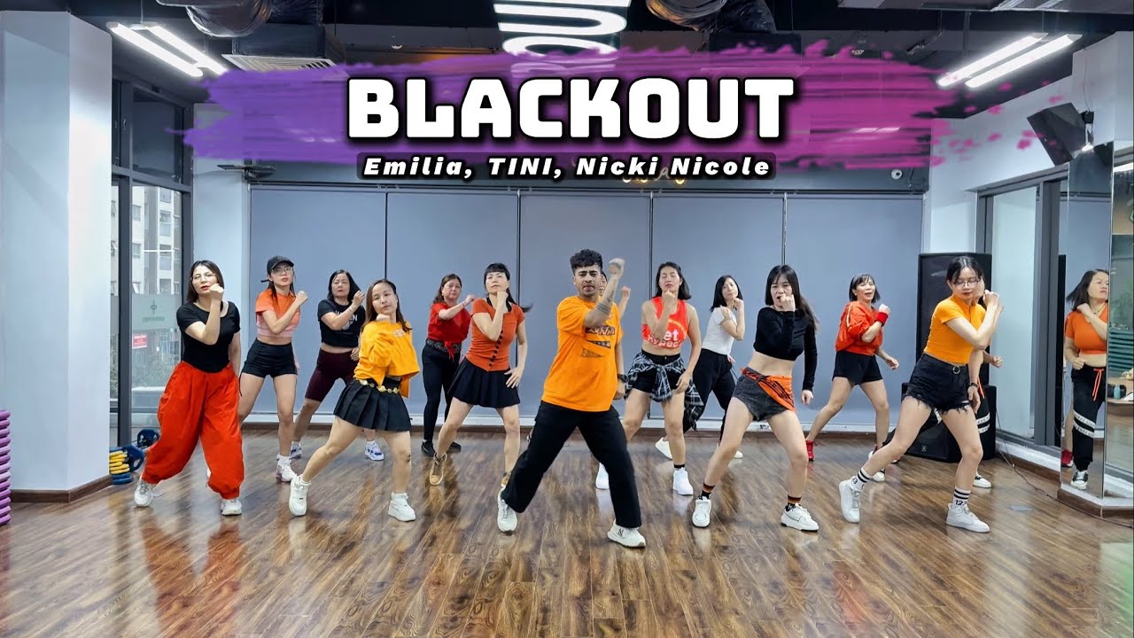 BLACKOUT By Emilia, TINI, Nicki Nicole | Zumba Fitness | Happy Mehra Choreography