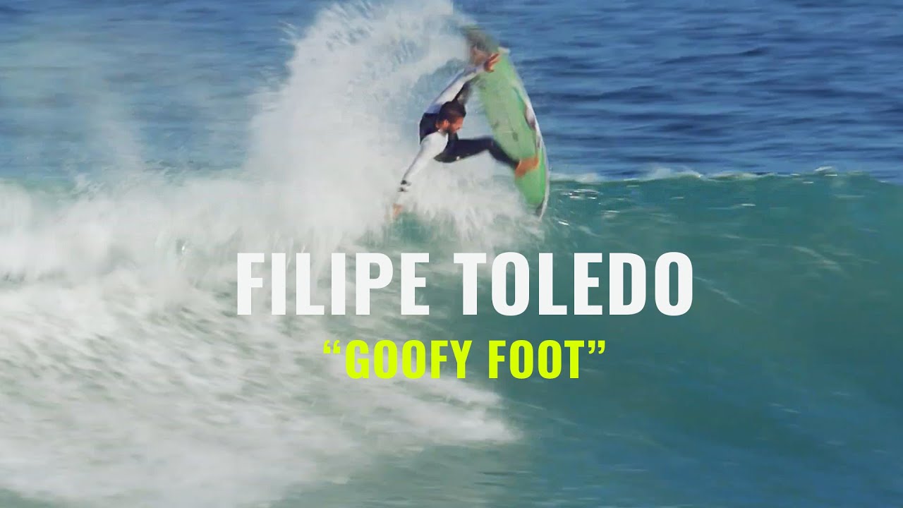 Filipe Toledo as a Goofy Foot