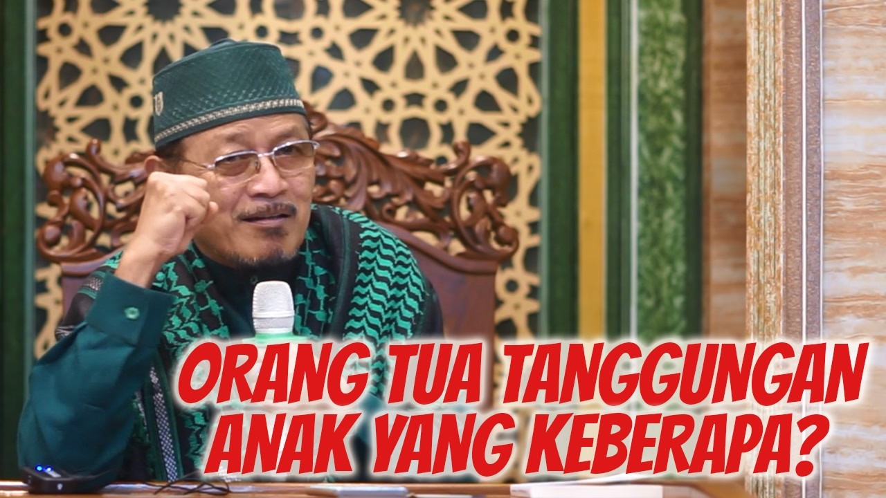 KEWAJIBAN MERAWAT ORANG TUA ITU TANGGUNG JAWAB ANAK KE BERAPA : Prof Dr KH Ahmad Zahro MA al-Chafidz