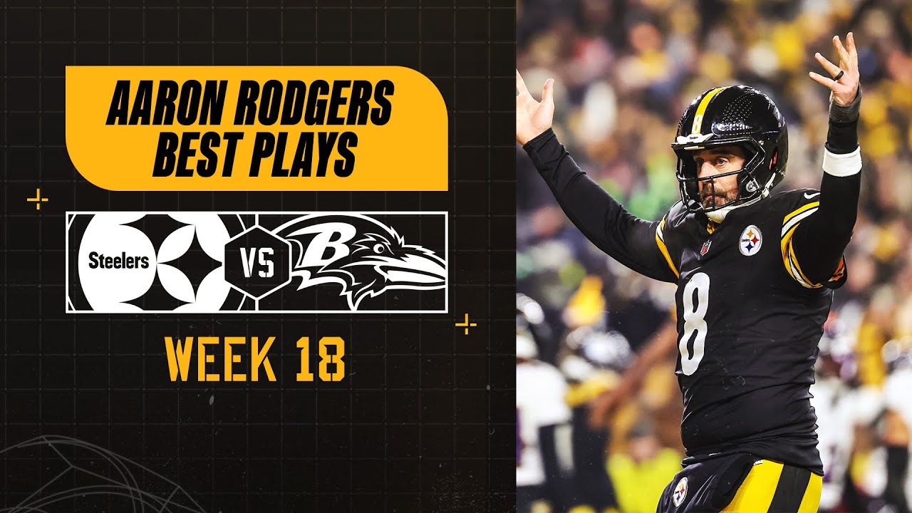 Aaron Rodgers' best plays from 294-yard game vs. Ravens | Week 18 | Pittsburgh Steelers