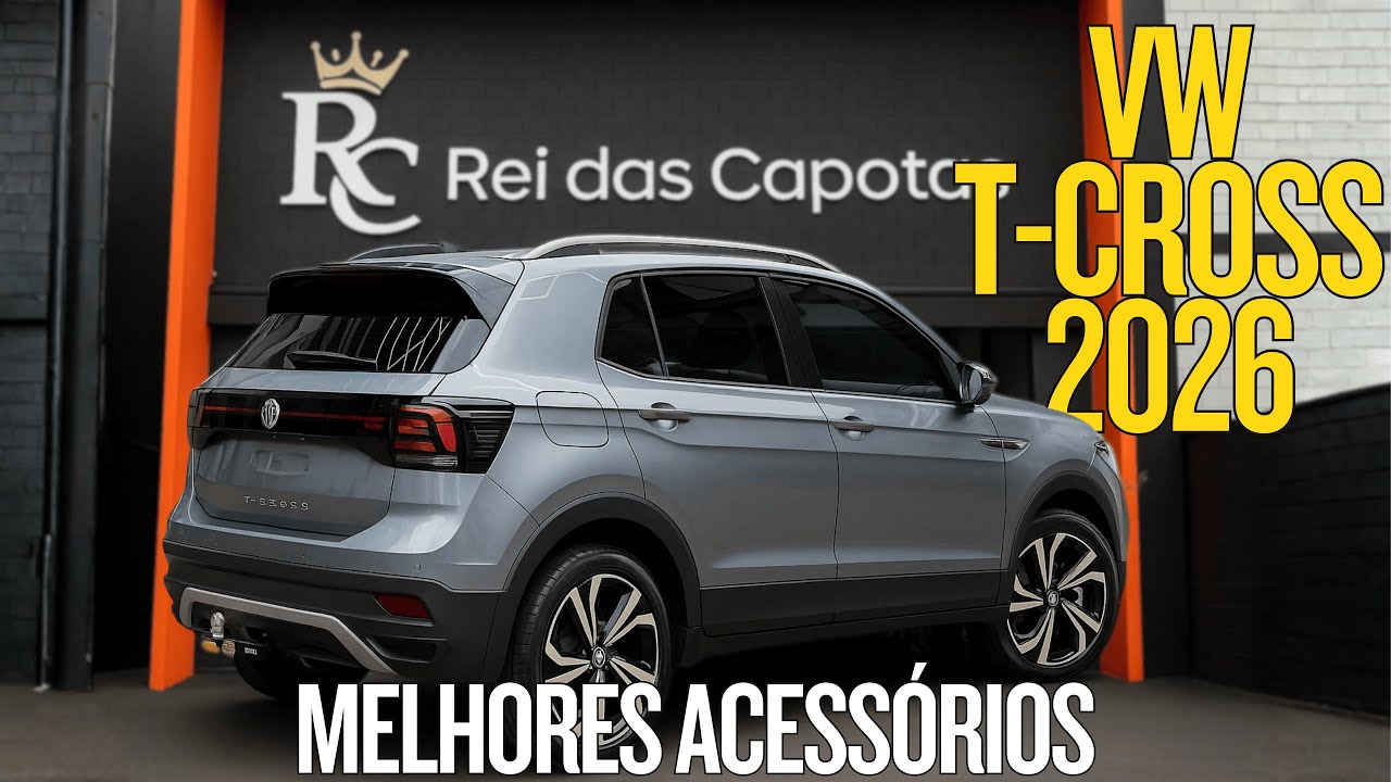 VW T-CROSS 2026 Instalamos Jogo de Rodas Aro 18 Farol de Milha Detalhes Cromados LED's e Muito Mais!