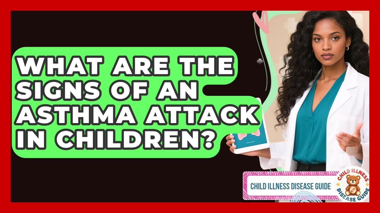 What Are The Signs Of An Asthma Attack In Children? - Child Illness Disease Guide