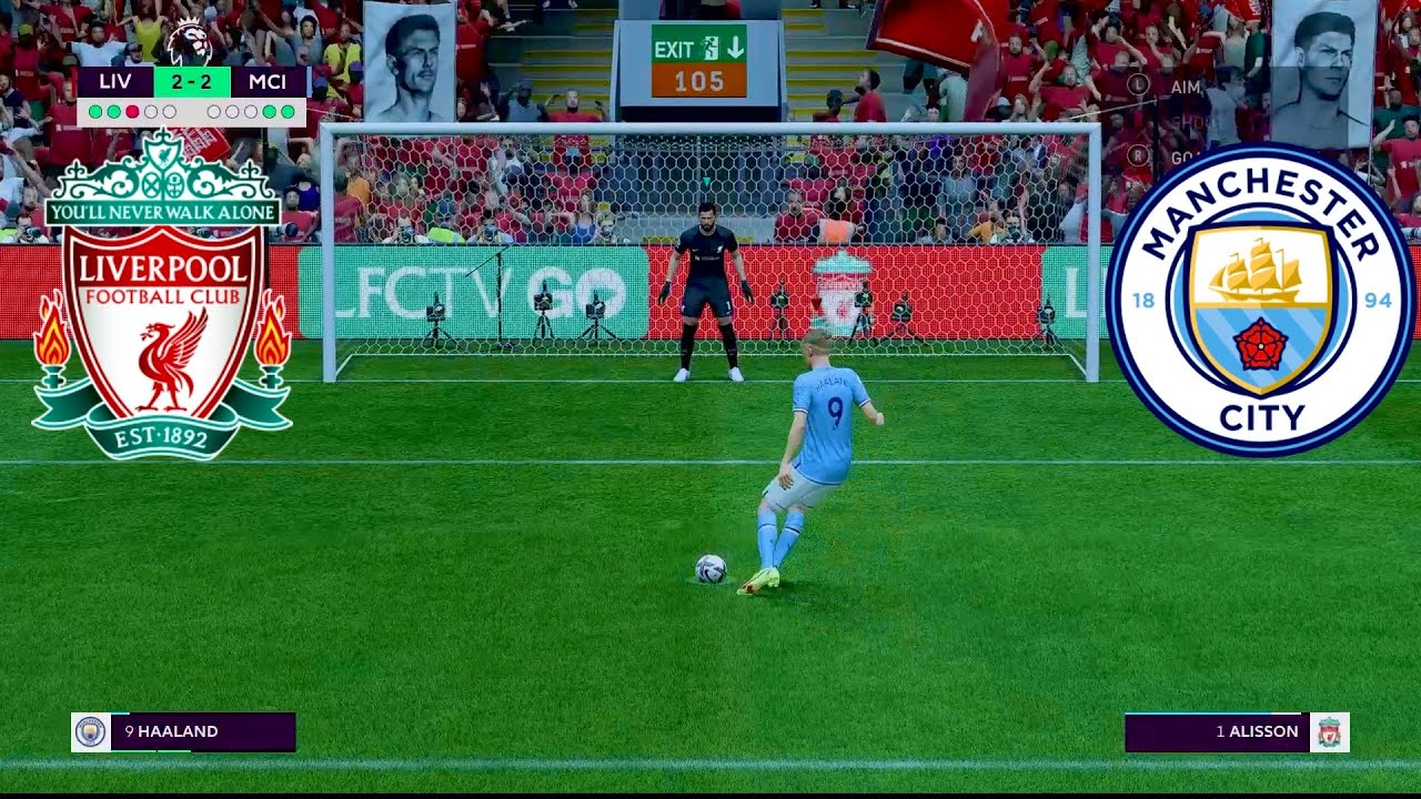 Premier League | LIVERPOOL vs MANCHESTER CITY | [Penalty shootout] FIFA 23