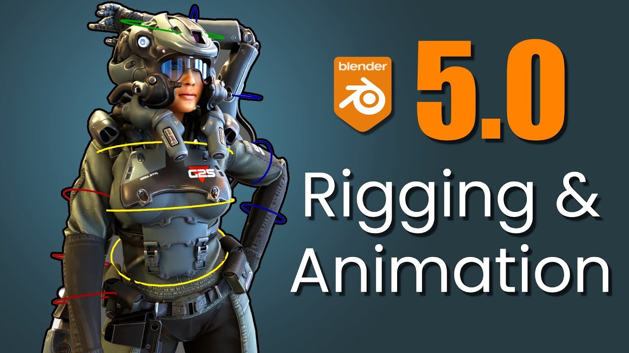 Blender 5.0: НОВЫЕ возможности риггинга и анимации