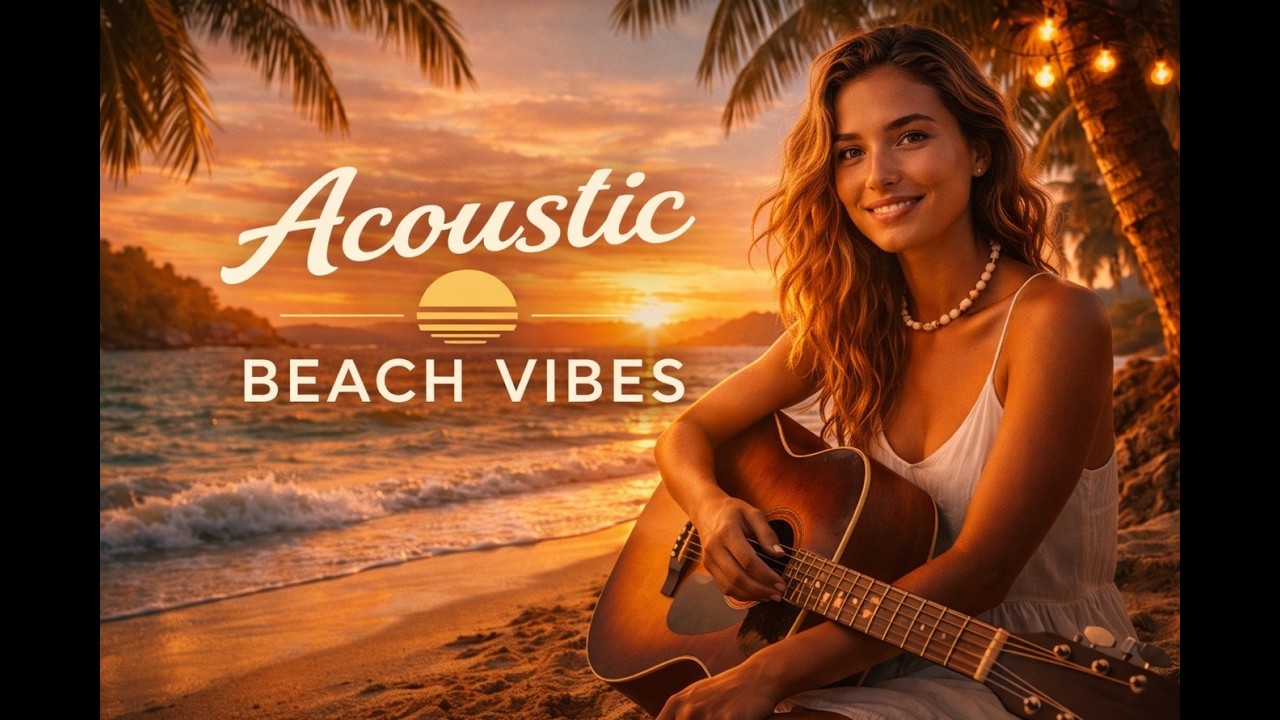 Acoustic Beach Sunset 🌴 Ukulele & Island Chill Vibes
