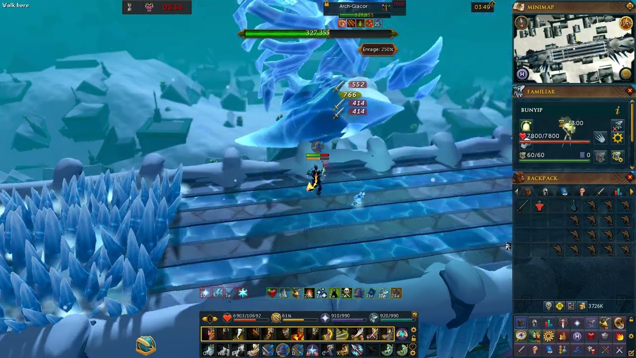 Runescape (RS3) - Arch Glacor Hard Mode (Melee) 250% Rev++