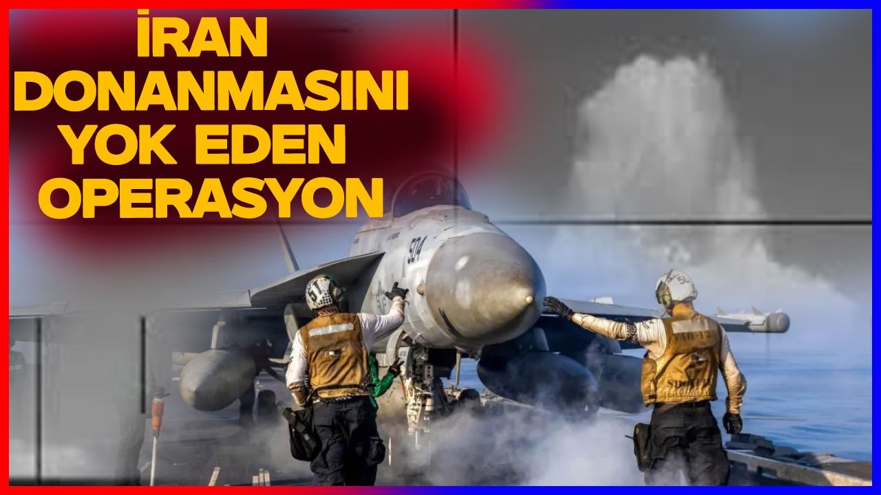 TEK TEK VURDU! ABD İran Donanmasını Saniyeler İçerisinde Yok Etti! Gemiler Böyle Battı