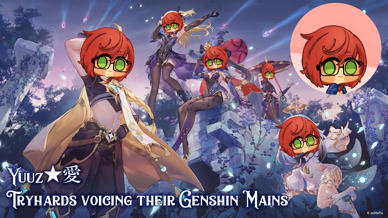 yuuzai's genshin main teams but its voice impressions