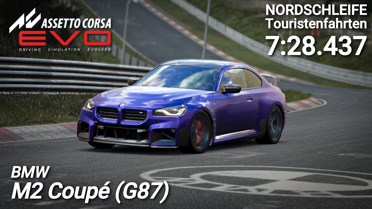 BMW M2 Coupé (G87) Test Drive at the Nürburgring Nordschleife | Assetto Corsa EVO Early Access 0.5