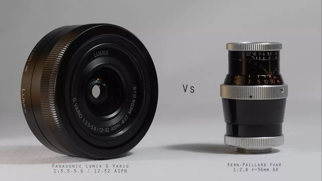 Panasonic Lumix 12-32mm Vs Kern-Paillard Yvar 36mm