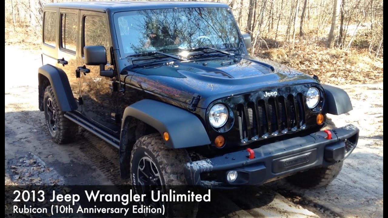 Обзор Jeep Wrangler Unlimited Rubicon (10th Anniversary) 2013 года