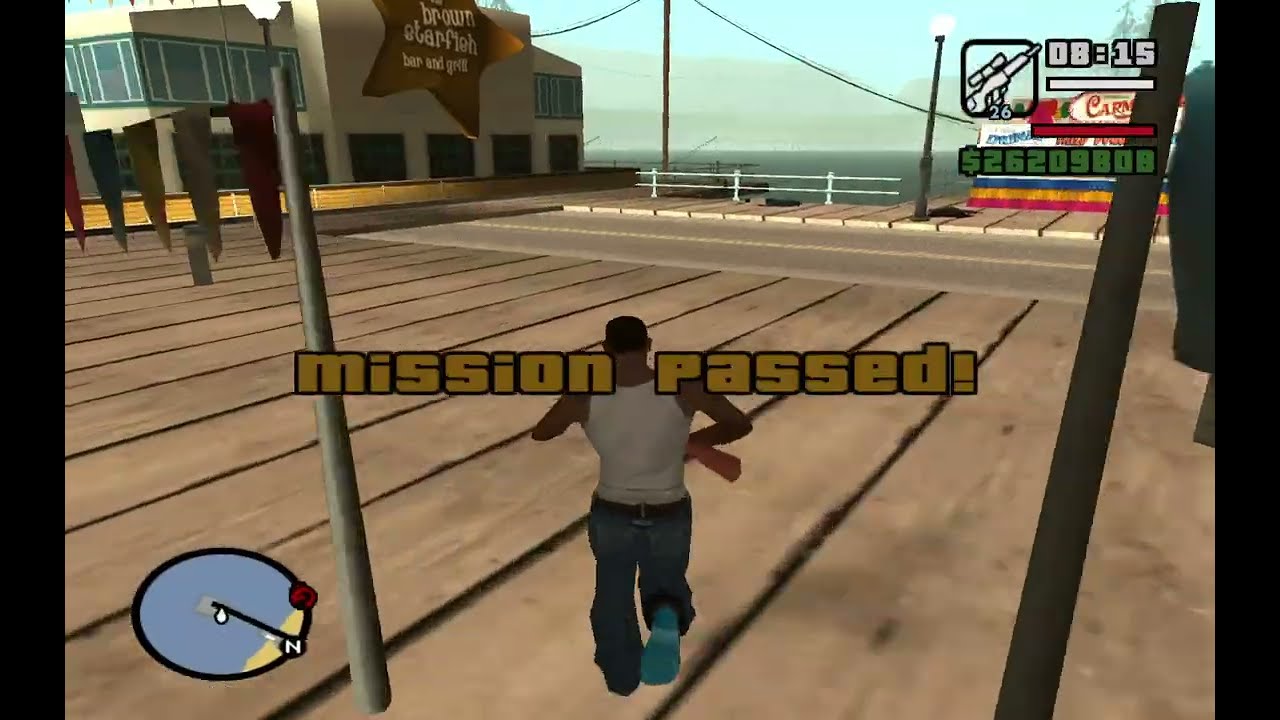 GTA San Andreas(with cheat codes)SNAIL TRAIL. PART 51