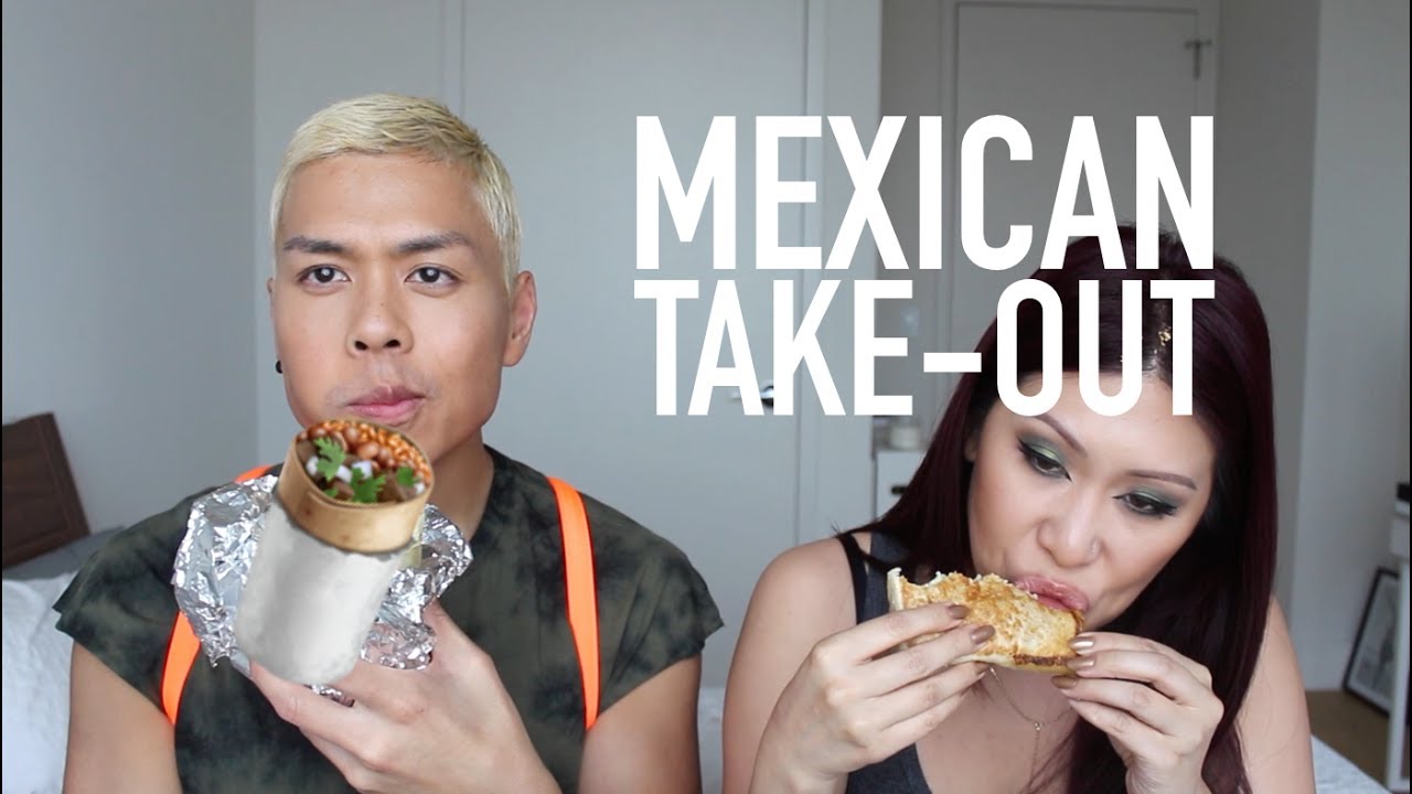 MEXICAN FOOD BURRITO & QUESADILLA | MUKBANG 먹방 ASMR BINAURAL