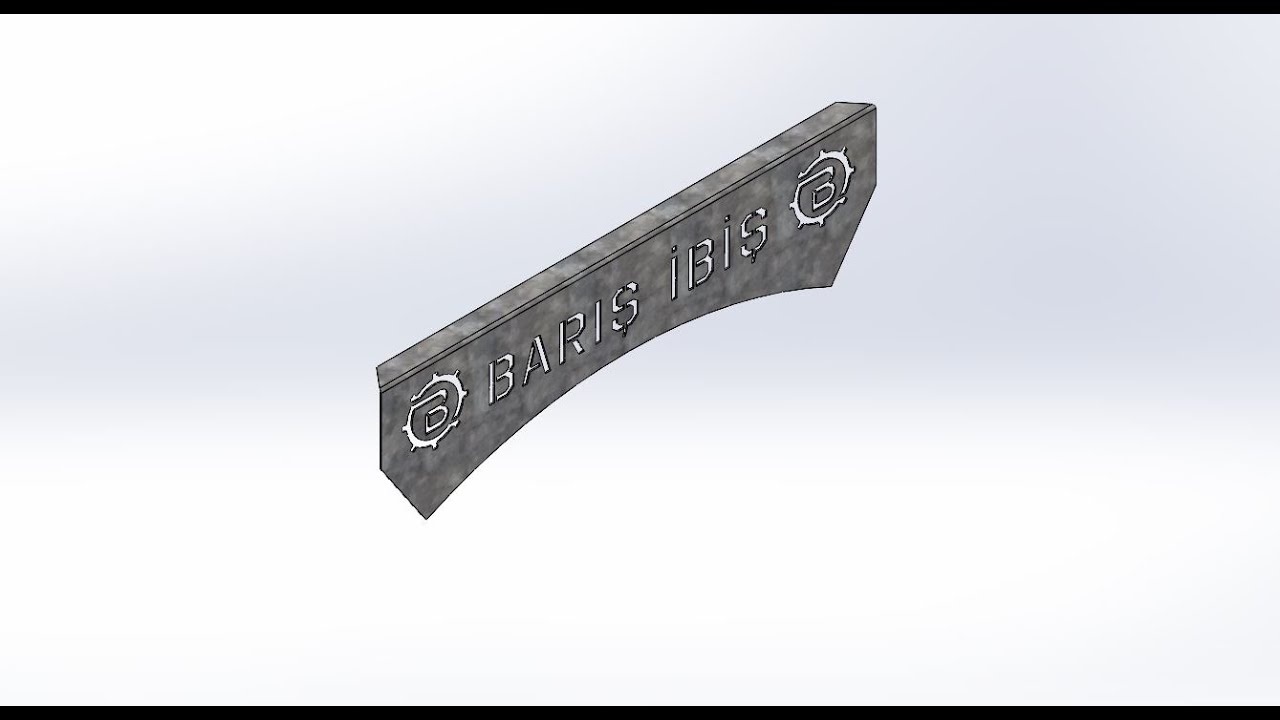 SolidWorks  | Sac Levha(SHEET METAL) Uygulamaları | 34